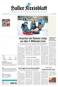 Haller Kreisblatt - 6 Januar 2025