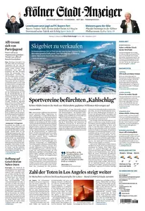 Kölner Stadt-Anzeiger Bergheim - 13 Januar 2025