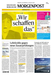 Solinger und Bergische Morgenpost - 30 August 2025