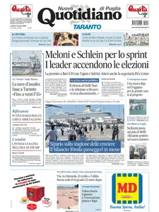Quotidiano di Puglia Taranto - 27 Ottobre 2025