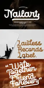 EE - Nailart  Monoline Rounded Font 5KEKVFQ