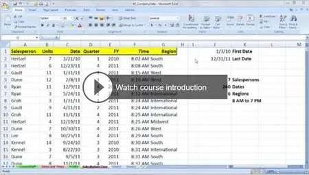 Excel 2007: Working with Dates and Times