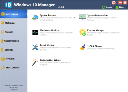 Yamicsoft Windows 10 Manager 3.8 DC 08.05.2023 Multilingual