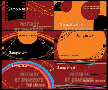 Stock Vector - Card Template 2006