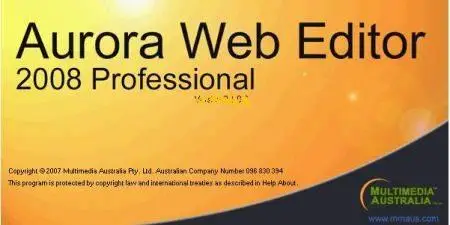 Aurora Web Editor 2008 Professional v3.42