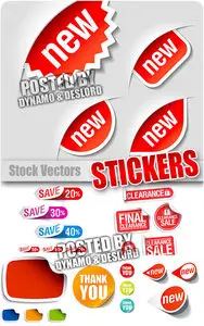Stickers - Stock Vectors