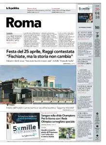 la Repubblica Roma - 26 Aprile 2018