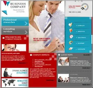 BoxedArt 18044: Flash site template - «Business Tools»