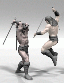 M4 Barbarian Poses