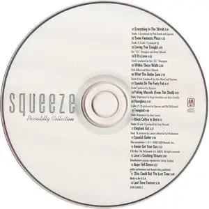 Squeeze - Piccadilly Collection (1996)