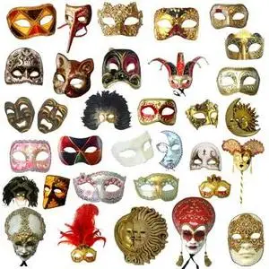 Masks - PNG Clipart for Photoshop