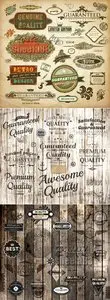 Premium Quality Labels Vector
