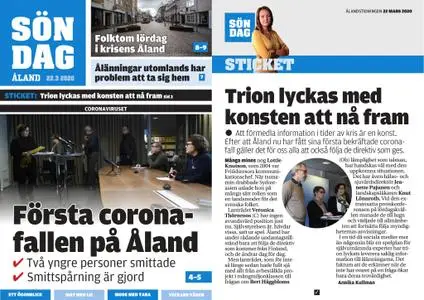 Ålandstidningen – 22 mars 2020