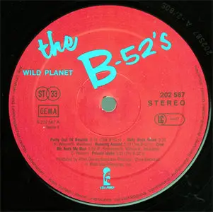 B-52's, The - Wild Planet (Island, Ariola 202 587) (GER 1980) (Vinyl 24-96 & 16-44.1)