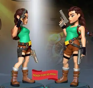 Lara Croft - Bon Bon Art