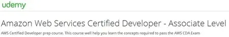 Amazon Web Services Certified Developer - Associate Level