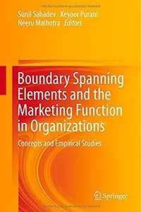 Boundary Spanning Elements and the Marketing Function in Organizations: Concepts and Empirical Studies (Repost)