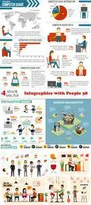 Vectors - Infographics with People 38