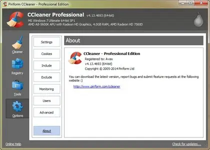 CCleaner Free / Professional / Business 4.13.4693 + Portable