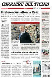 Corriere del Ticino - 5 Dicembre 2016