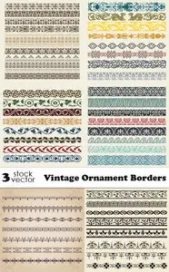 Vectors - Vintage Ornament Borders