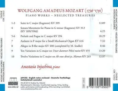 Anastasia Injushina - Wolfgang Amadeus Mozart: Piano Works - Neglected Treasures (2014)