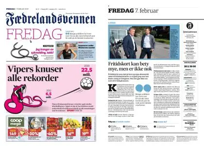 Fædrelandsvennen – 07. februar 2020