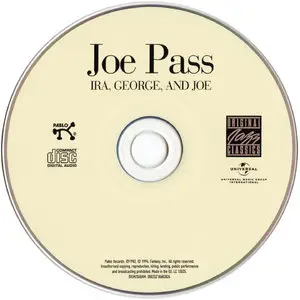Joe Pass - Ira, George, And Joe (1981) [Remastered 1994]