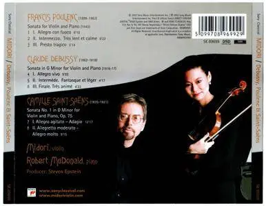 Midori, Robert McDonald - French Violin Sonatas (2002) (Repost)