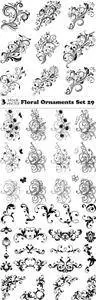 Vectors - Floral Ornaments Set 29