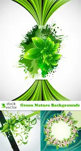 Vectors - Green Nature Backgrounds
