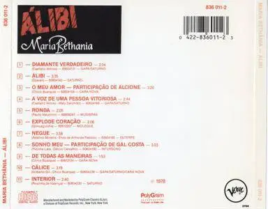 Maria Bethania - Alibi (1978) {PolyGram}