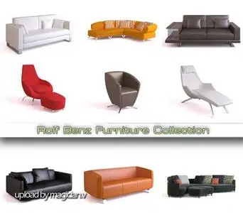 3D models of Rolf Benz Furniture