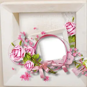 Mini Scrap Kit: Beautiful, Flower Quick Pages and Clusters