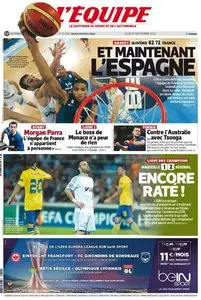 L'Equipe du Jeudi 19 Septembre 2013