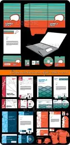 Corporate business style vector set 11