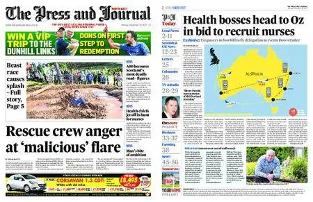 The Press and Journal North East – September 25, 2017