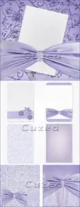 Vector - Wedding purple backgrounds