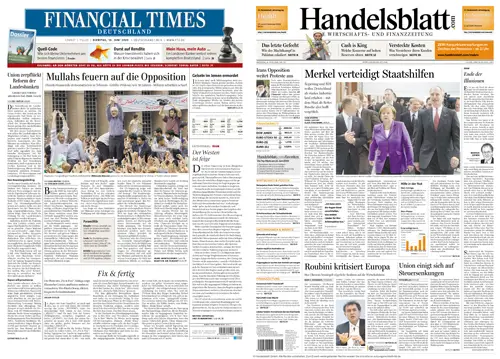 FinancialTimes Deutschland  & Handelsblatt vom 16.06.2009