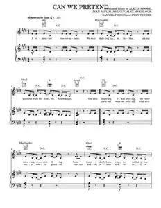 Can We Pretend (feat. Cash Cash) - P!nk, Pink (Piano-Vocal-Guitar)