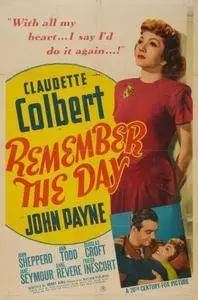 Remember the Day (1941)