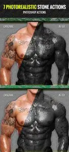 GraphicRiver 7 Photorealistic Stone Actions