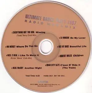 Ultimate Dance Party 1997 - Radio Megamix (US promo CD single) (1996) {Arista} **[RE-UP]**