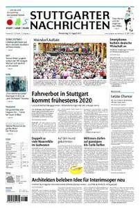 Stuttgarter Nachrichten Blick vom Fernsehturm - 31. August 2017