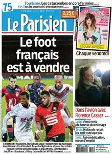 Le Parisien + Cahier Paris du Vendredi 25 Janvier 2013