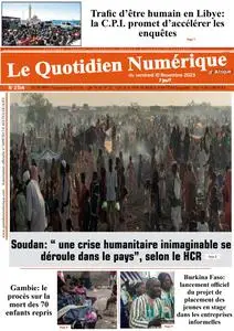 Quotidien Numérique d'Afrique N.2314 - 10 Novembre 2023