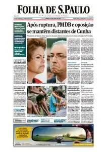 Folha de São Paulo - 18 de julho de 2015 - Sábado