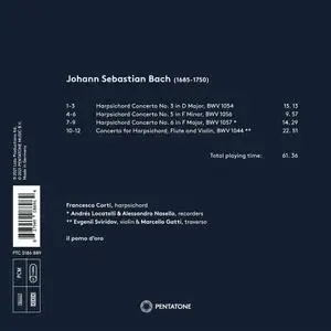 Francesco Corti, Il Pomo d'Oro - Johann Sebastian Bach: Harpsichord Concertos, Vol. 2 (2021)