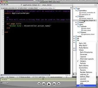 3 PeepCode Screencasts (TextMate, Ruby On Rails) [2006-2009]