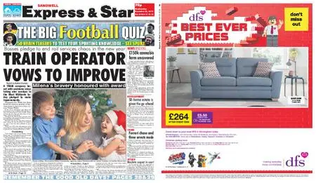 Express and Star Sandwell Edition – December 26, 2018